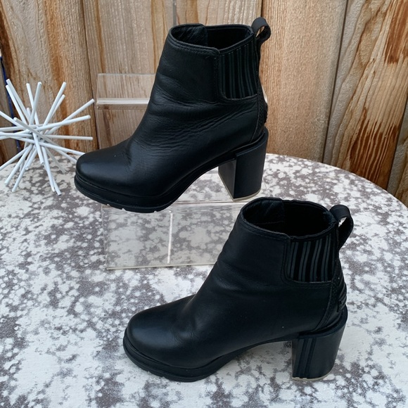 Sorel Margot Chelsea Platform Boot Black - Picture 3 of 16